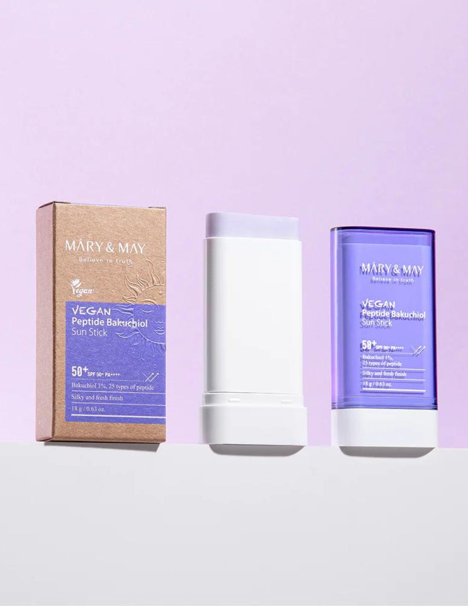 Vegan Peptide Bakuchiol Sun Stick SPF50+ PA++++ - Mary & May