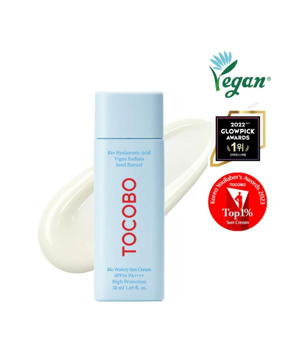 Bio Watery Sun Cream Tocobo 50ml- Bloqueador solar SPF 50 PA++++
