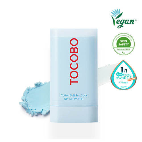 Cotton Soft Sun Stick SPF50+ PA ++++ (Protector solar en barra de TOCOBO)