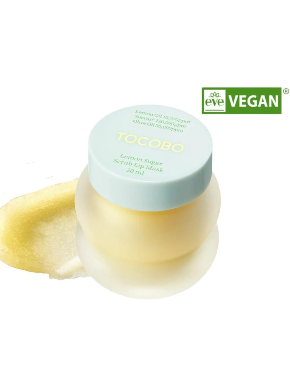 Lemon Sugar Scrub Lip Mask de Tocobo