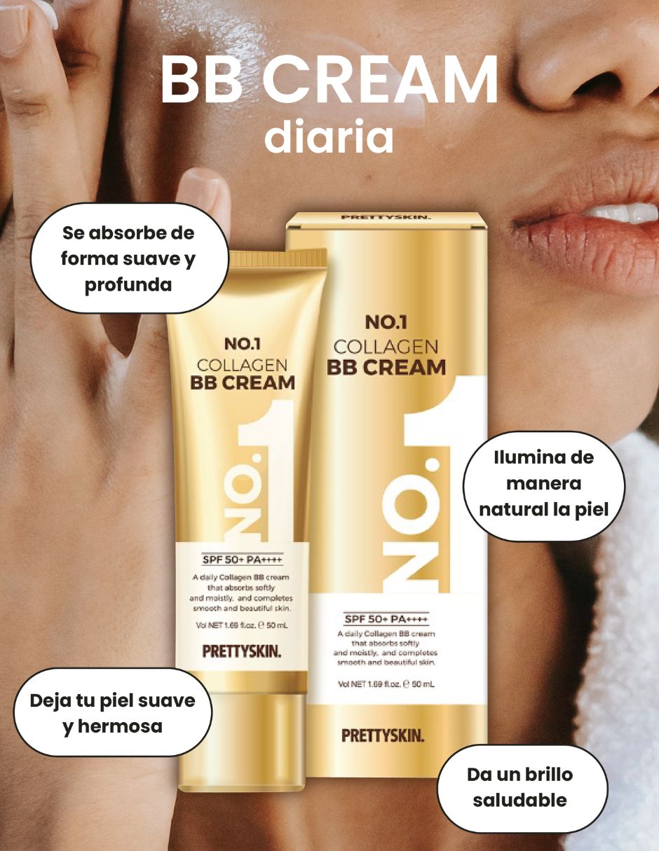 Collagen BB cream (Protector solar con color SPF50+ /PA+++)