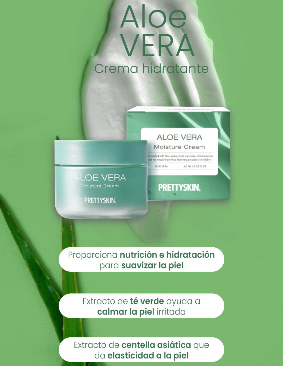 Crema hidratante de de Aloe Vera