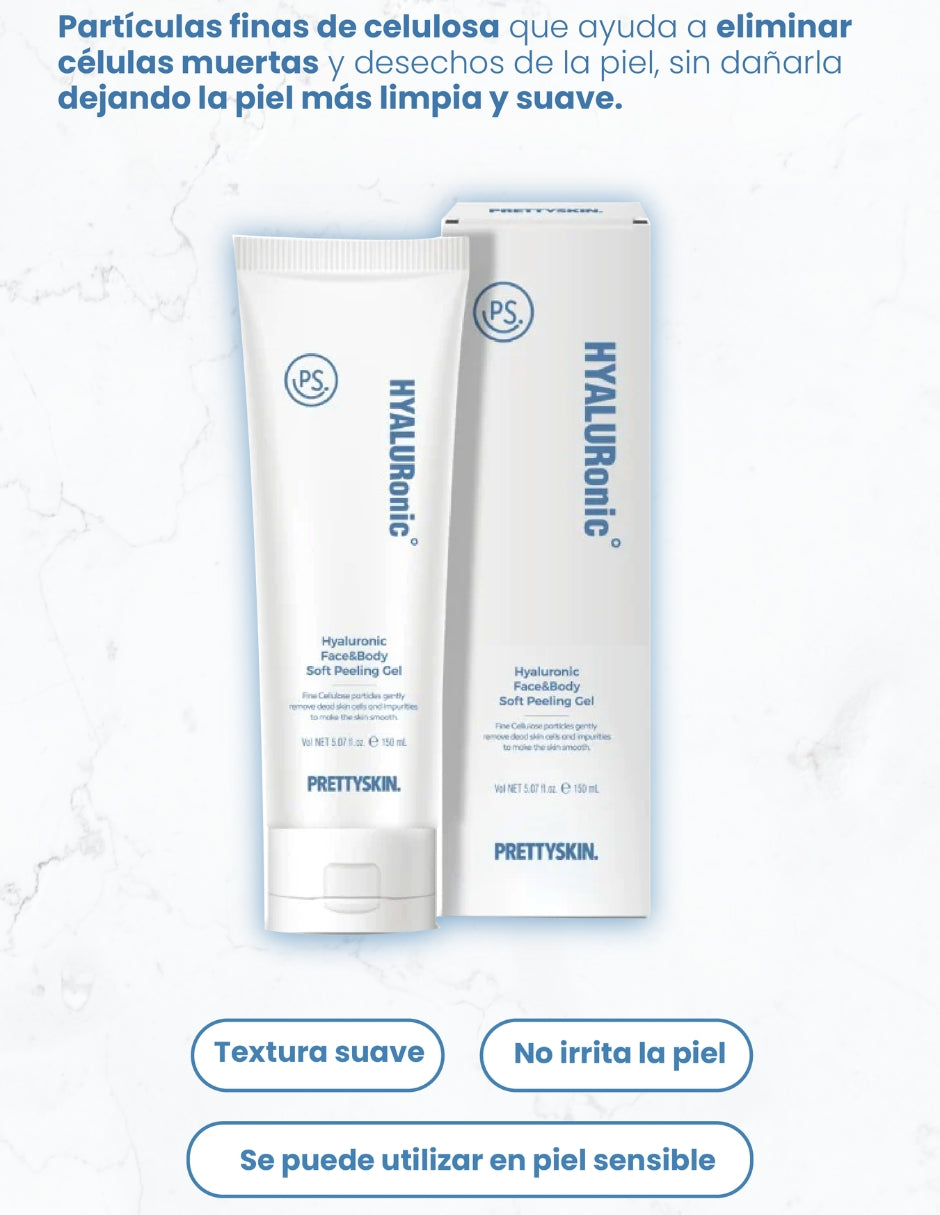 Exfoliante de Ácido Hialurónico- Hyaluronic face&body soft peeling gel