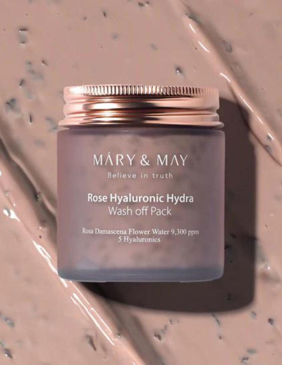 Rose Hyaluronic Hydra Wash Off pack- Mascarilla de arcilla de Mary & May