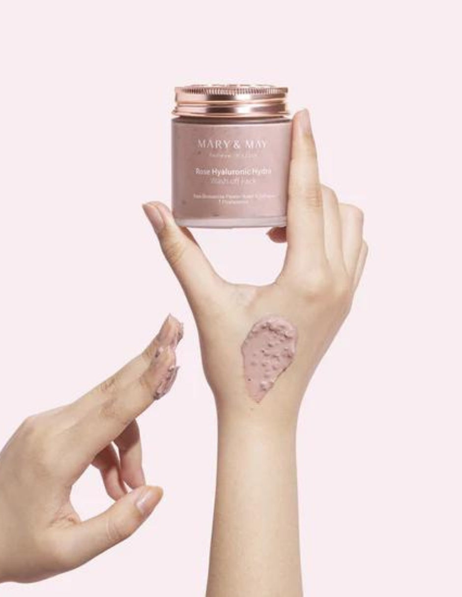 Rose Hyaluronic Hydra Wash Off pack- Mascarilla de arcilla de Mary & May