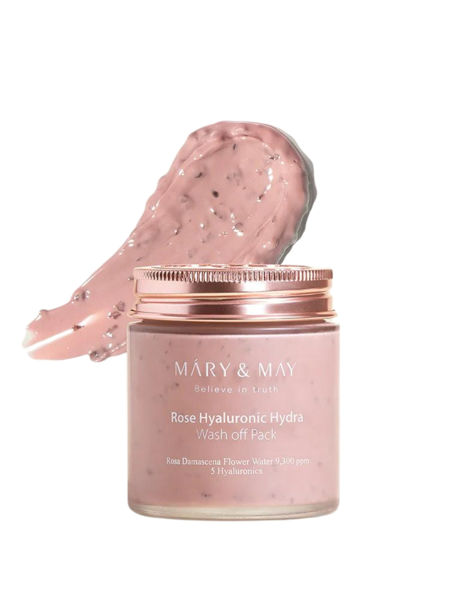 Rose Hyaluronic Hydra Wash Off pack- Mascarilla de arcilla de Mary & May