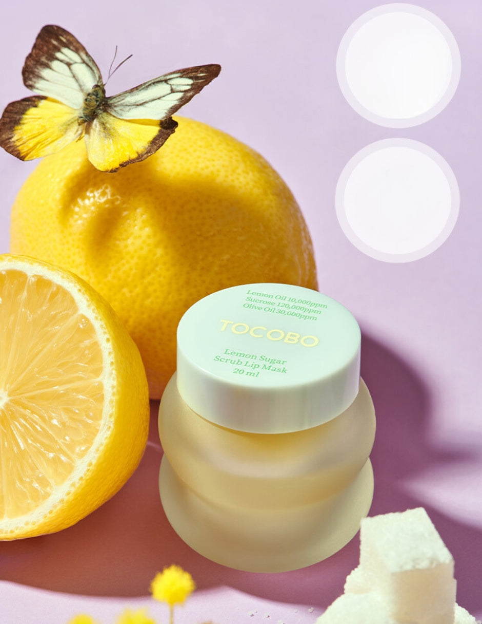 Lemon Sugar Scrub Lip Mask de Tocobo