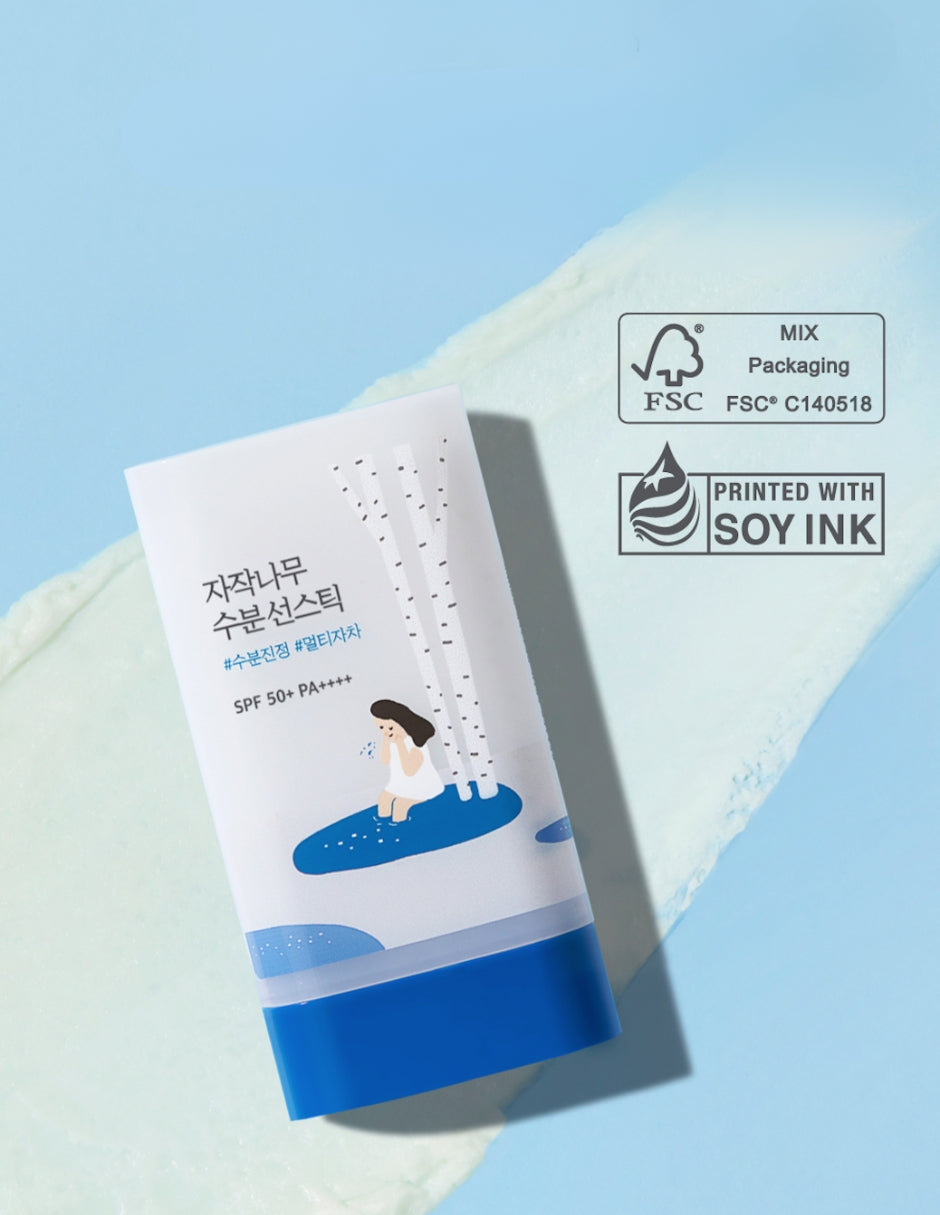 Birch Juice Moisturizing Sun Stick SPF50+ PA++++ Round Lab- Protector solar en barra