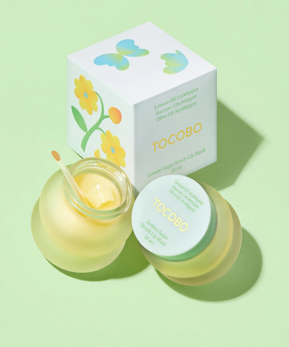 Lemon Sugar Scrub Lip Mask de Tocobo