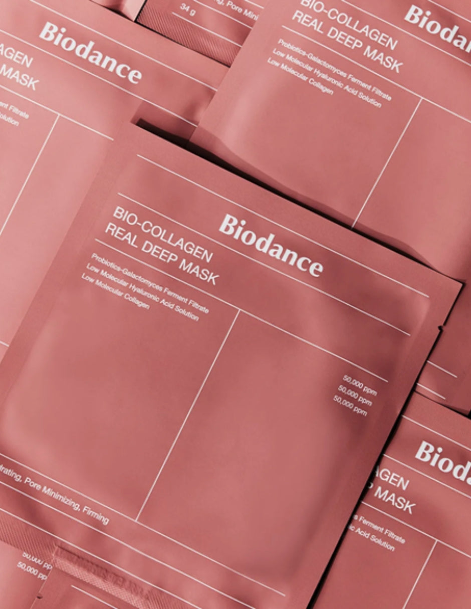 Bio Collagen- Real Deep Mask de Biodance 4 piezas