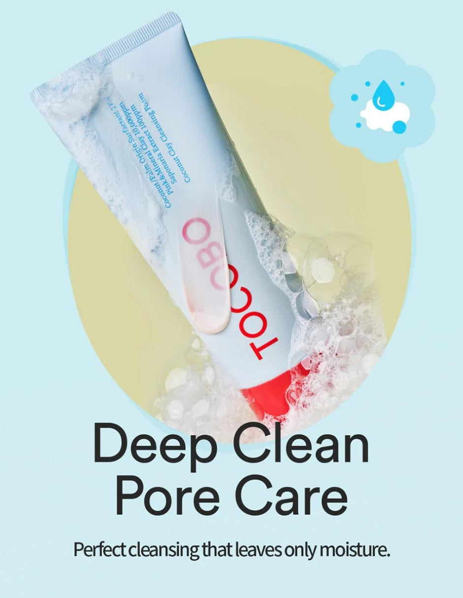 Coconut Clay Cleasing foam- Espuma limpiadora de coco de Tocobo 150ml