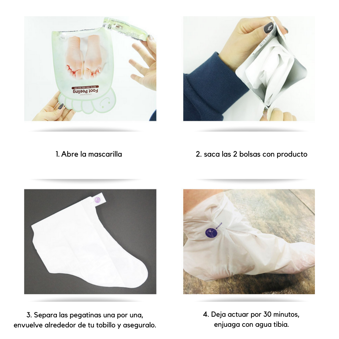 Foot Peeling- Mascarilla exfoliante para pies.