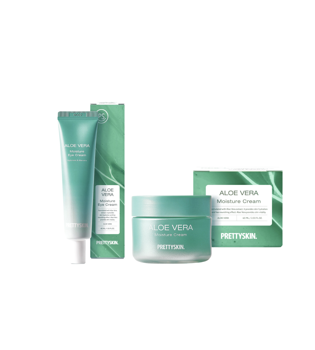 Kit Aloe Vera: Crema + Contorno de ojos