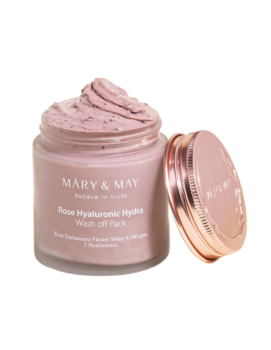 Rose Hyaluronic Hydra Wash Off pack- Mascarilla de arcilla de Mary & May