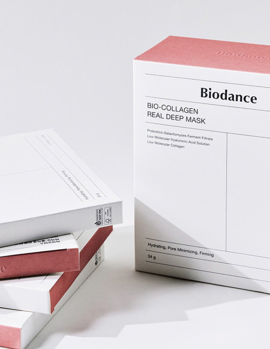 Bio Collagen- Real Deep Mask de Biodance 4 piezas