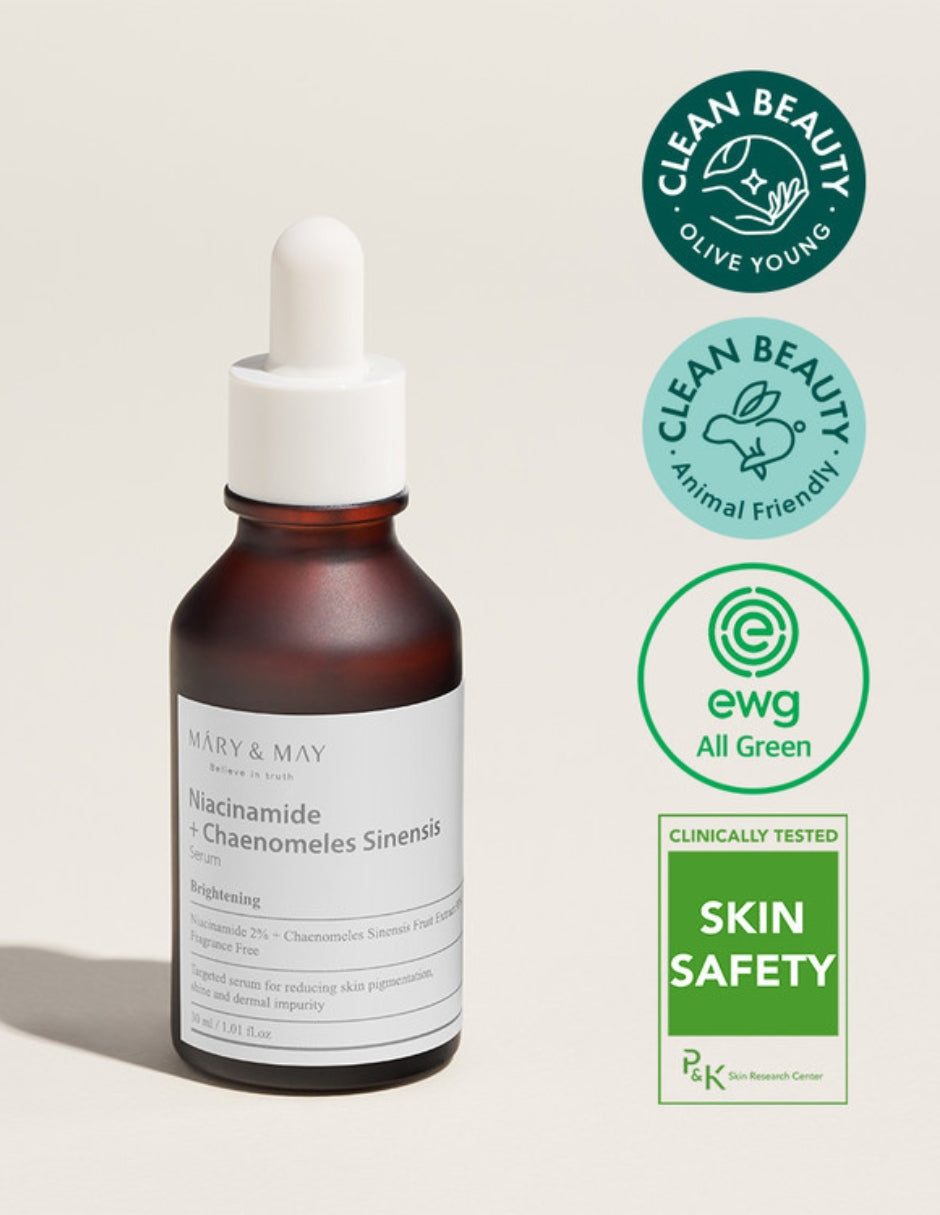 Niacinamide+ Chaenomeles Sinensis Serum- Mary&May